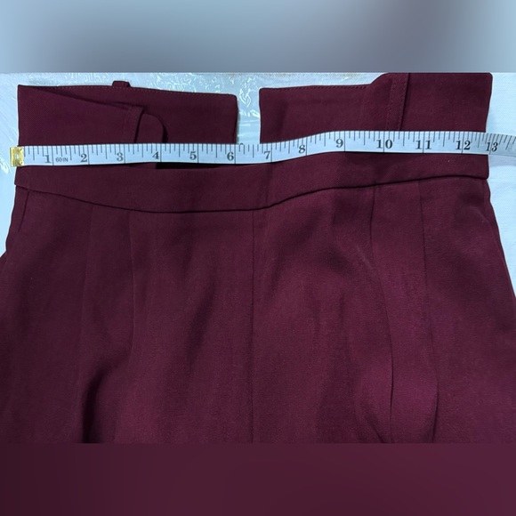 Commense Metal Belt Pleated High-Waisted Pants - Picture 11 of 13